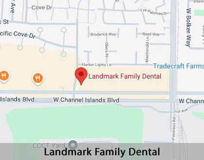 Map image for Dental Crowns and Dental Bridges in Port Hueneme, CA